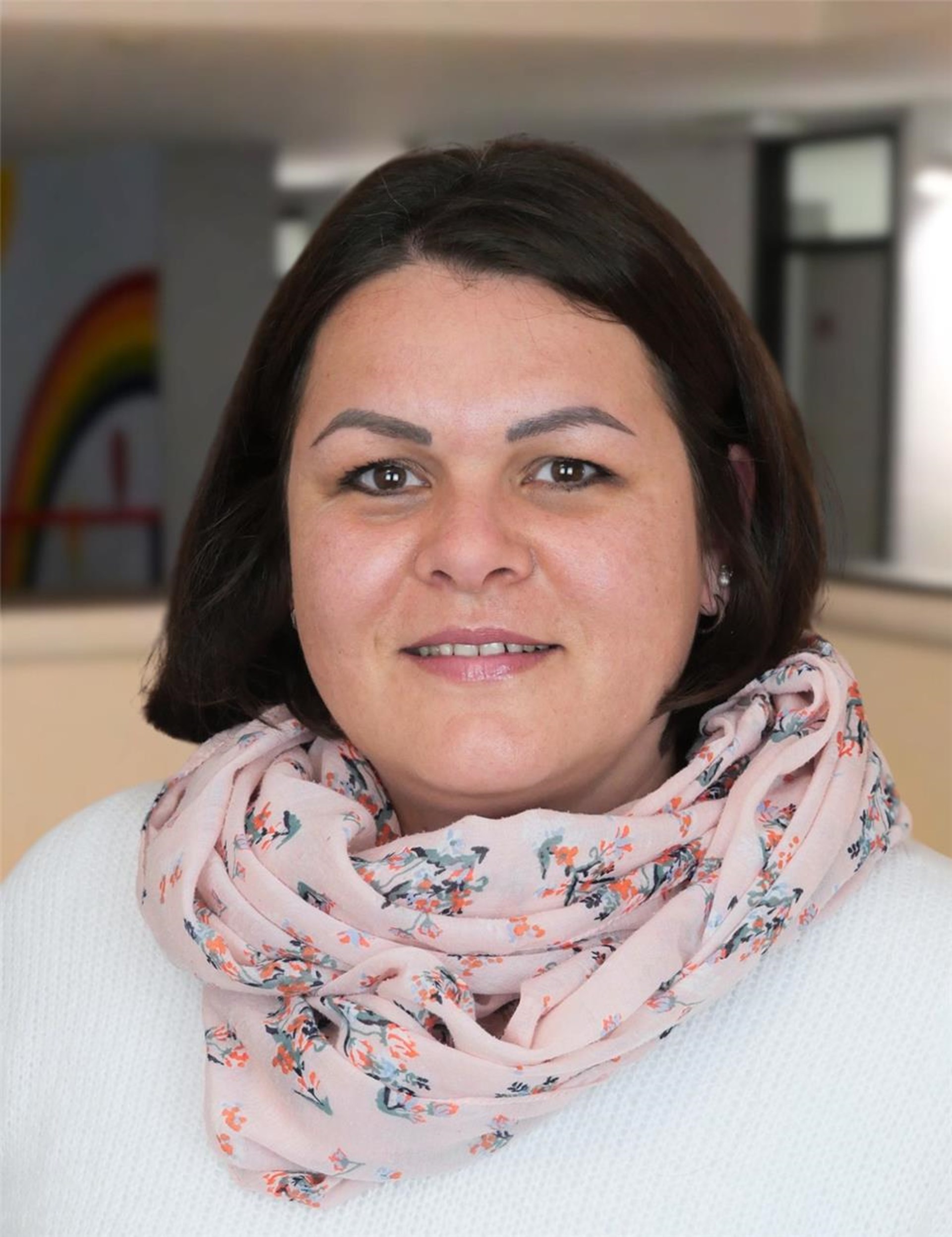 Porträtbild von Jessika Wimmers, Sozialdienstleitung im Altenheim Pauly-Stiftung.