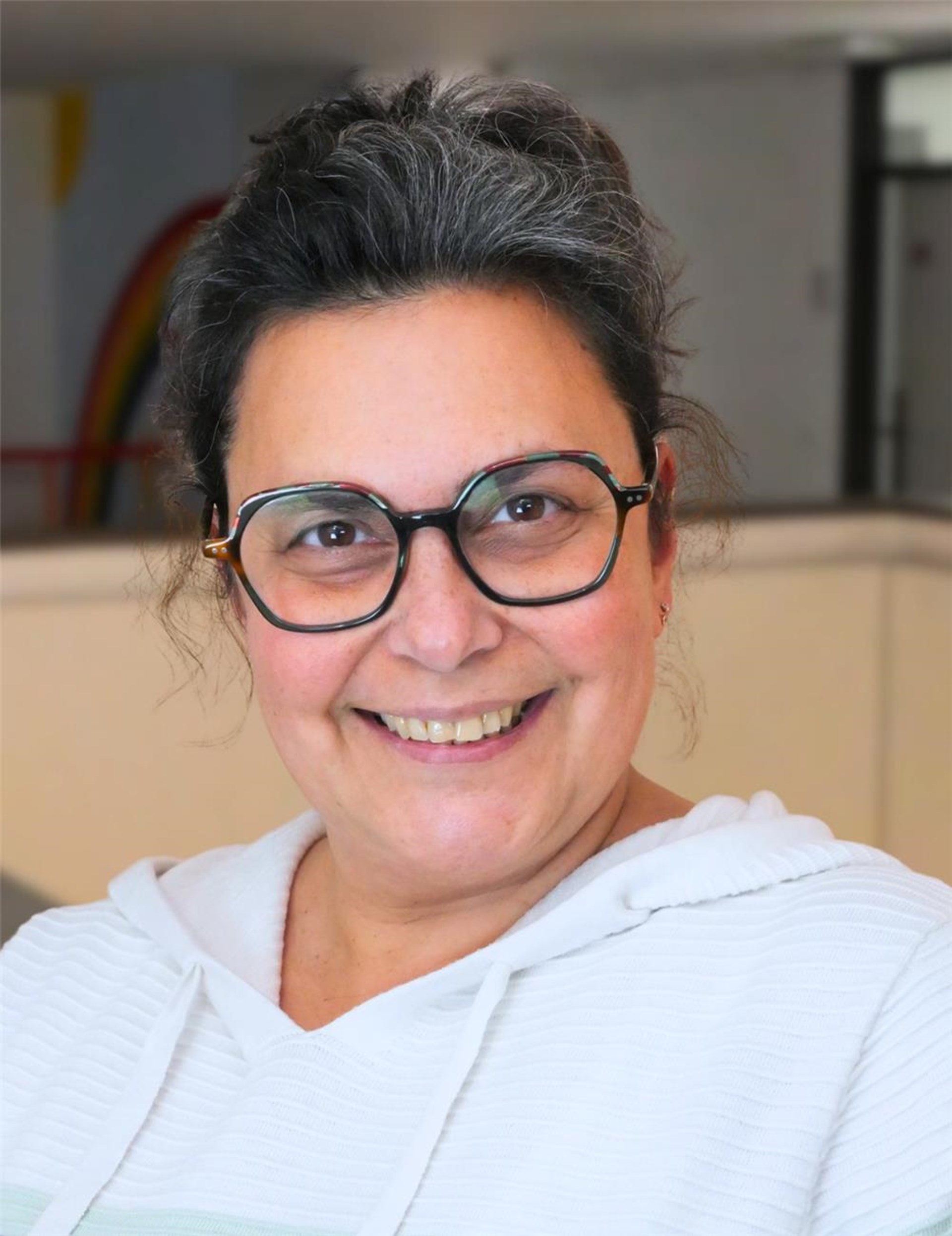 Porträtbild von Anna-Maria Titulaer, Pflegedienstleitung im Altenheim Pauly-Stiftung.
