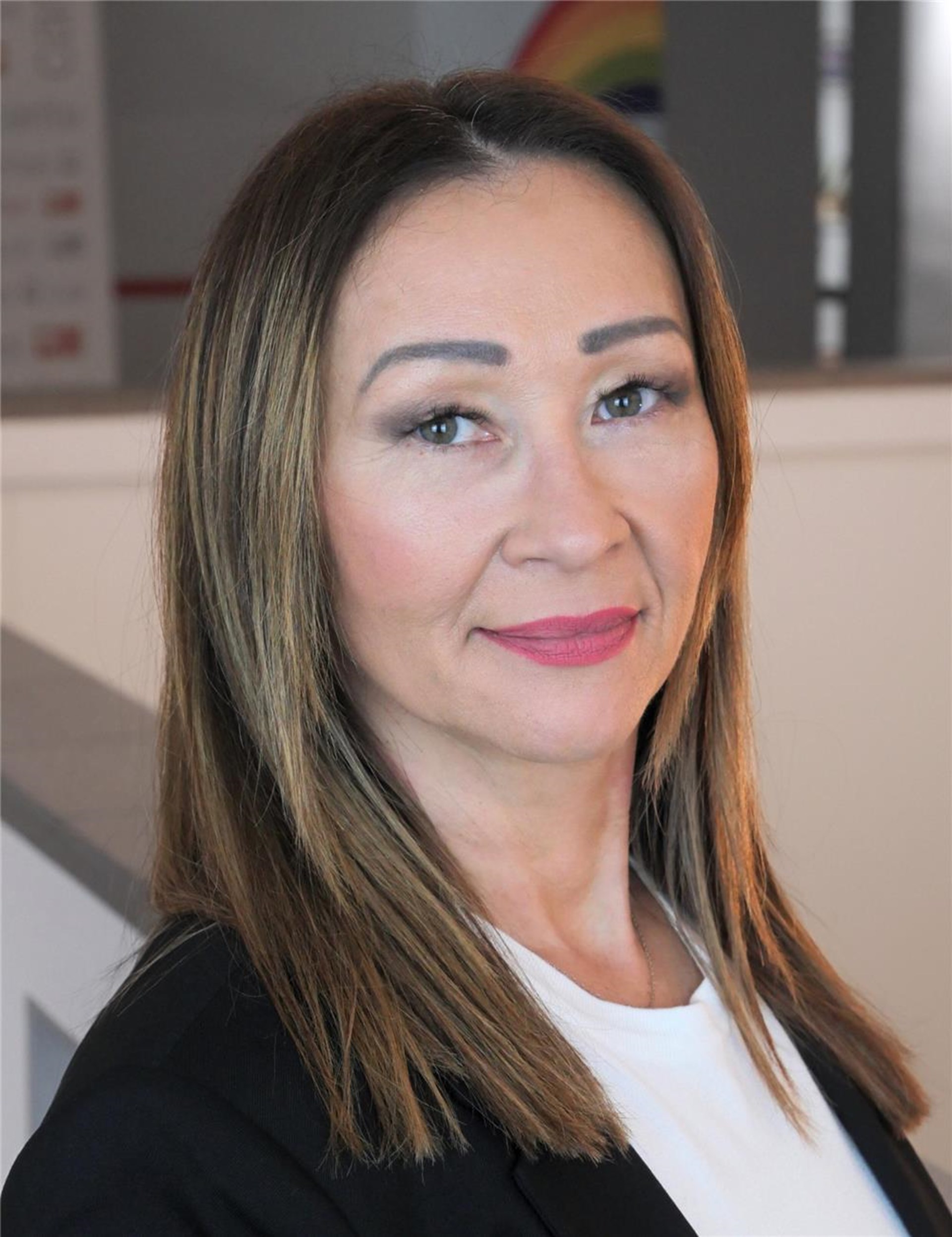 Porträtbild von Katharina Smolka, stellvertretende Pflegedienstleitung der Pflegestation Krefeld-Süd.